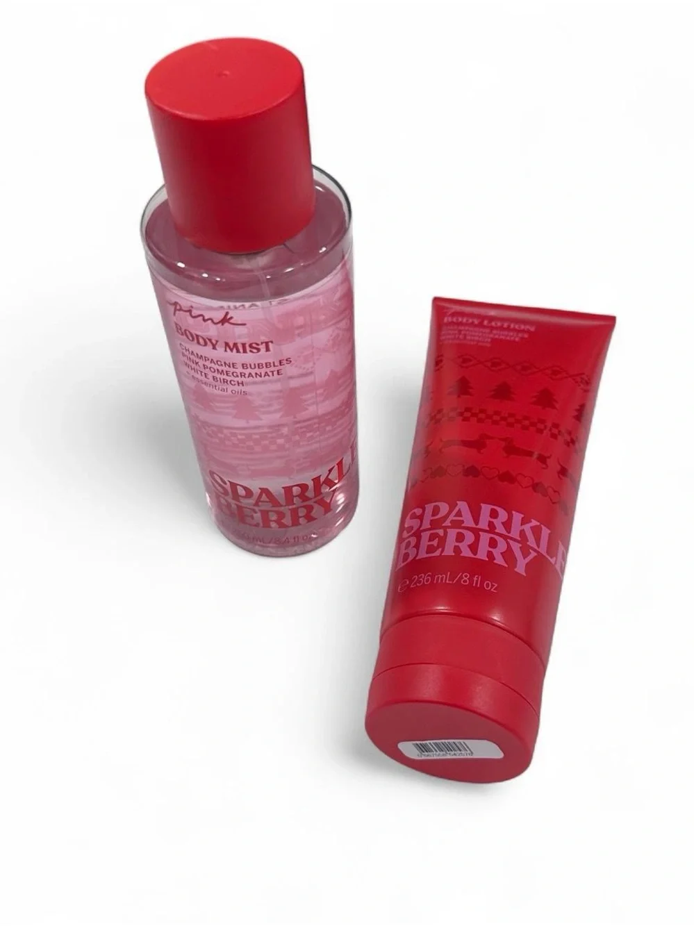 Victoria’s Secret PINK Sparkle Berry Body Mist & Lotion Set Discontinued